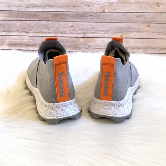 Timberland Light Grey Knit Brooklyn Oxford Sneaker - Picture 6 of 7